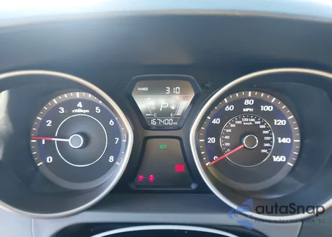 2016 Hyundai Elantra Se из США, поврежденный, VIN 5NPDH4AE4GH657974